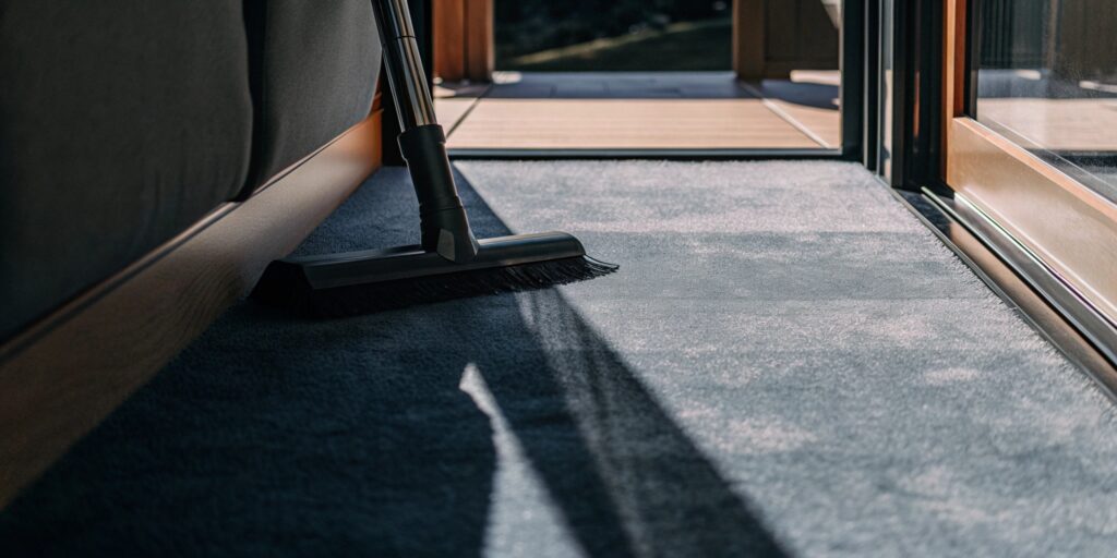 Carpet appearance after using advanced stain removal techniques